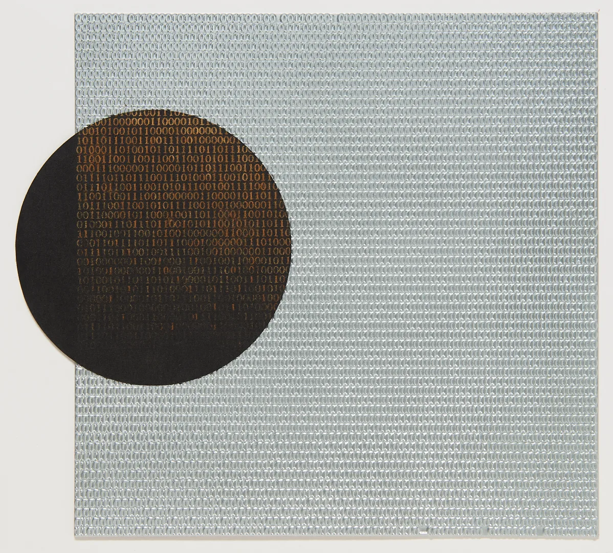 1s and 0s (Artist's note: Converted to Binary Code)